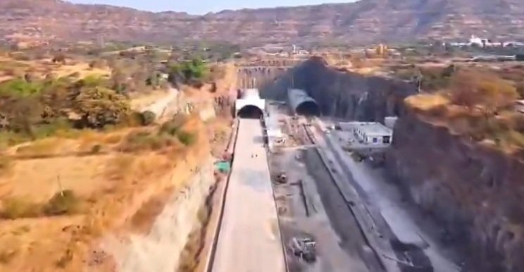 खांबटकी घाट बोगदा (Khambataki Ghat Tunnel) चाचणी सुरू; पुणे–बंगळुरू महामार्गावर एक ट्यूब खुली