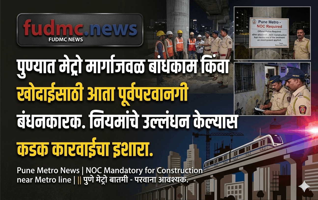 सावधान! पुण्याच्या पेठ भागात मेट्रो जवळ बांधकाम करताय? आता घ्यावी लागणार पूर्वपरवानगी! | Pune Metro News